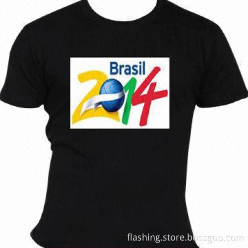 Hot-selling flashing EL T-shirt